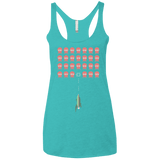 T-Shirts Tahiti Blue / X-Small Lobster invaders Women's Triblend Racerback Tank