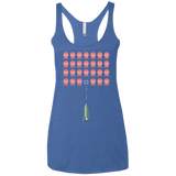 T-Shirts Vintage Royal / X-Small Lobster invaders Women's Triblend Racerback Tank