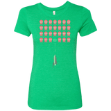 T-Shirts Envy / Small Lobster invaders Women's Triblend T-Shirt