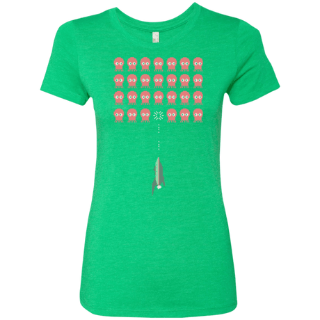 T-Shirts Envy / Small Lobster invaders Women's Triblend T-Shirt