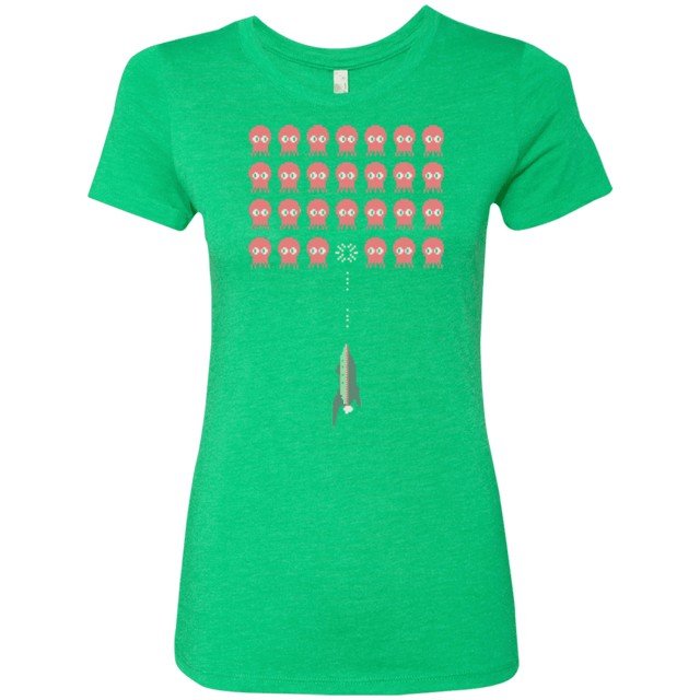 T-Shirts Envy / Small Lobster invaders Women's Triblend T-Shirt