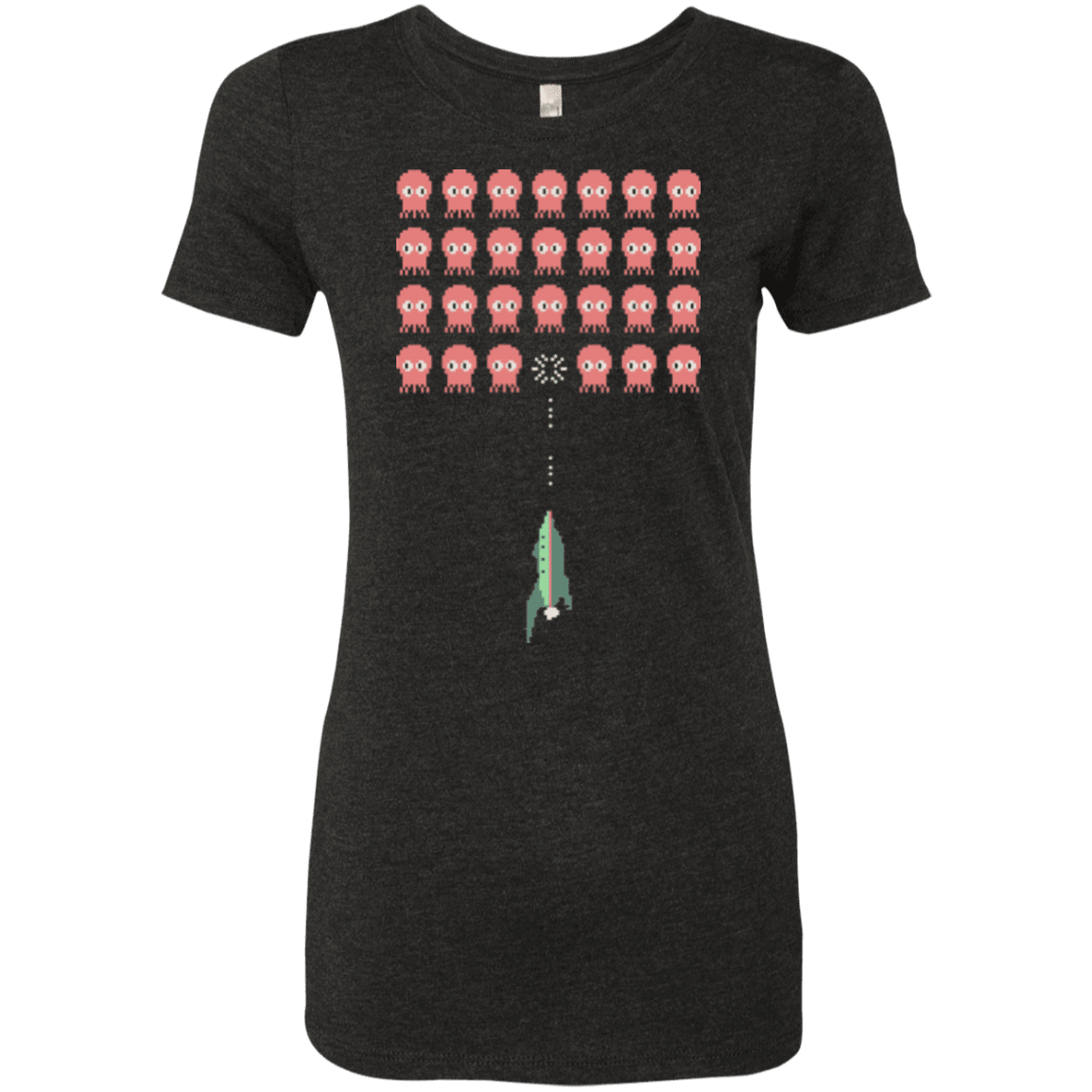 T-Shirts Vintage Black / Small Lobster invaders Women's Triblend T-Shirt