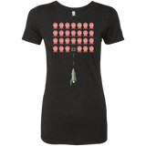 T-Shirts Vintage Black / Small Lobster invaders Women's Triblend T-Shirt