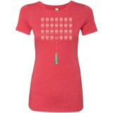 T-Shirts Vintage Red / Small Lobster invaders Women's Triblend T-Shirt