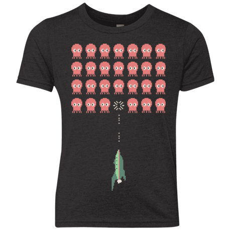 T-Shirts Vintage Black / YXS Lobster invaders Youth Triblend T-Shirt