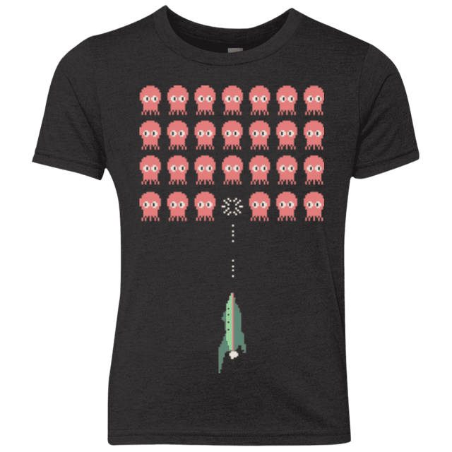 T-Shirts Vintage Black / YXS Lobster invaders Youth Triblend T-Shirt