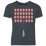 T-Shirts Vintage Navy / YXS Lobster invaders Youth Triblend T-Shirt