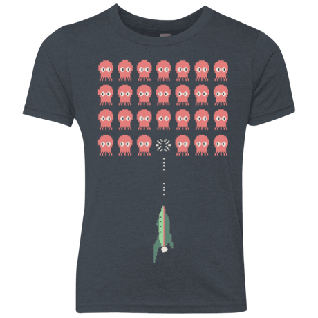 T-Shirts Vintage Navy / YXS Lobster invaders Youth Triblend T-Shirt