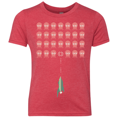 T-Shirts Vintage Red / YXS Lobster invaders Youth Triblend T-Shirt