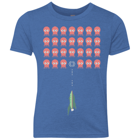 T-Shirts Vintage Royal / YXS Lobster invaders Youth Triblend T-Shirt