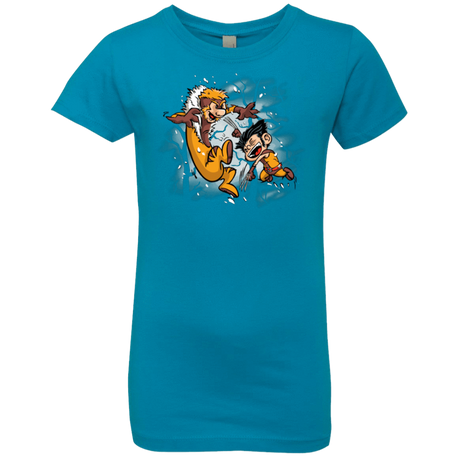 T-Shirts Turquoise / YXS Logan and Victor Girls Premium T-Shirt