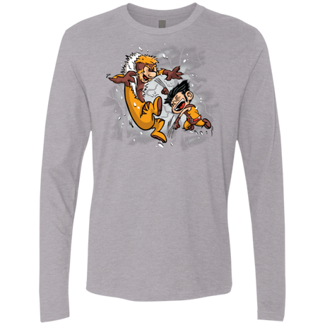 T-Shirts Heather Grey / Small Logan and Victor Men's Premium Long Sleeve