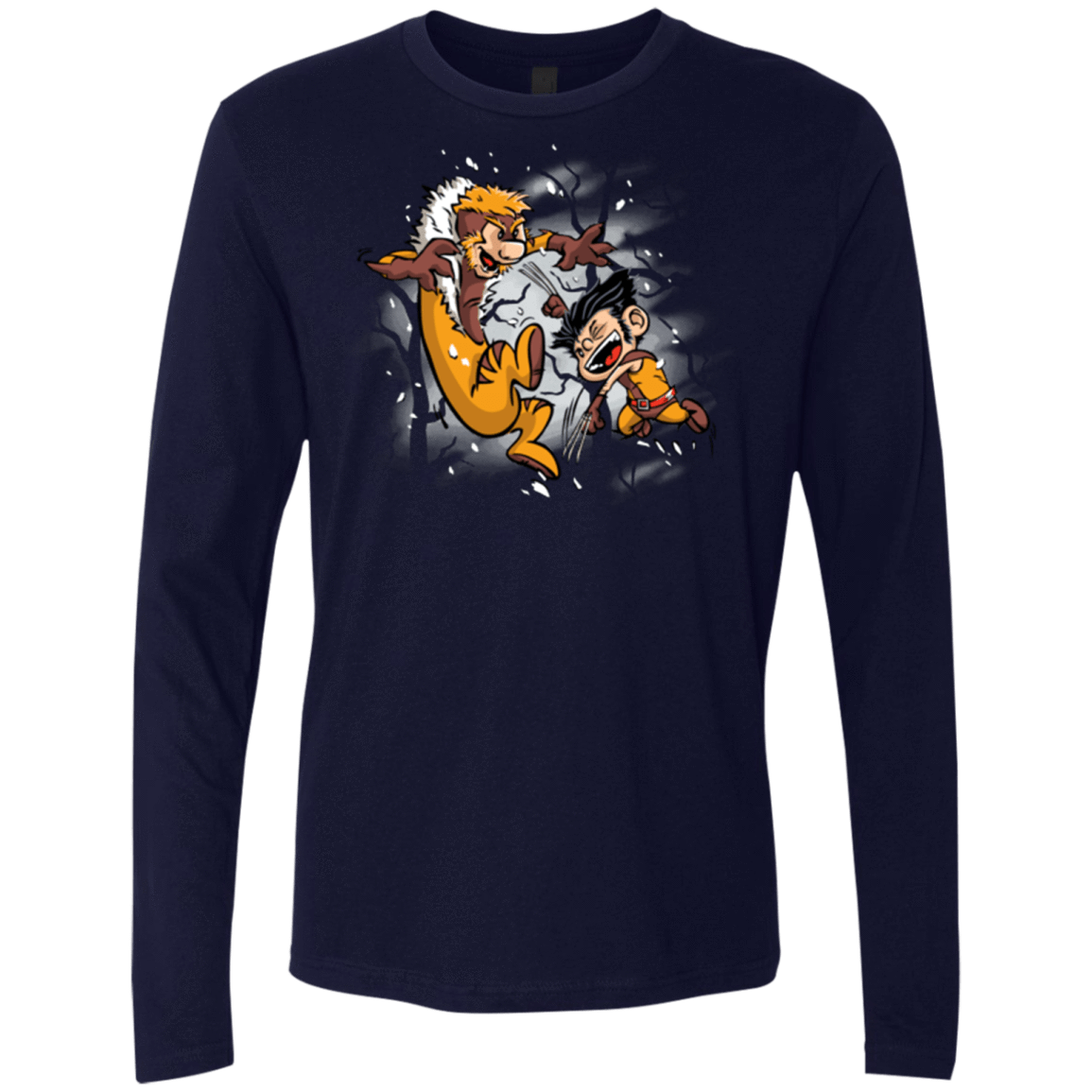 T-Shirts Midnight Navy / Small Logan and Victor Men's Premium Long Sleeve