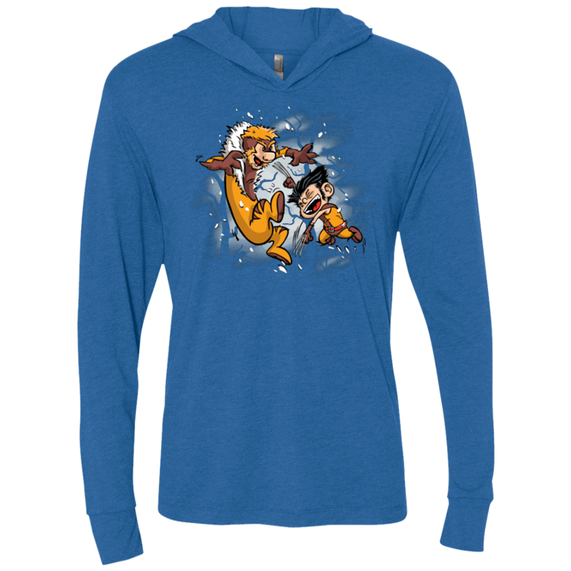 T-Shirts Vintage Royal / X-Small Logan and Victor Triblend Long Sleeve Hoodie Tee