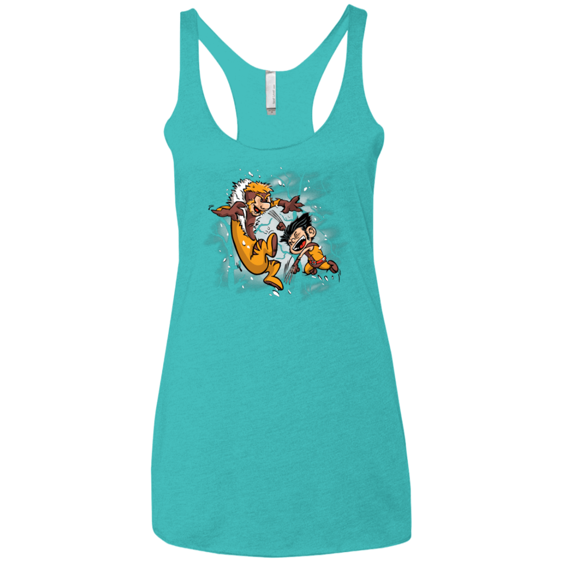 Logan and Victor Women's Triblend Racerback Tank