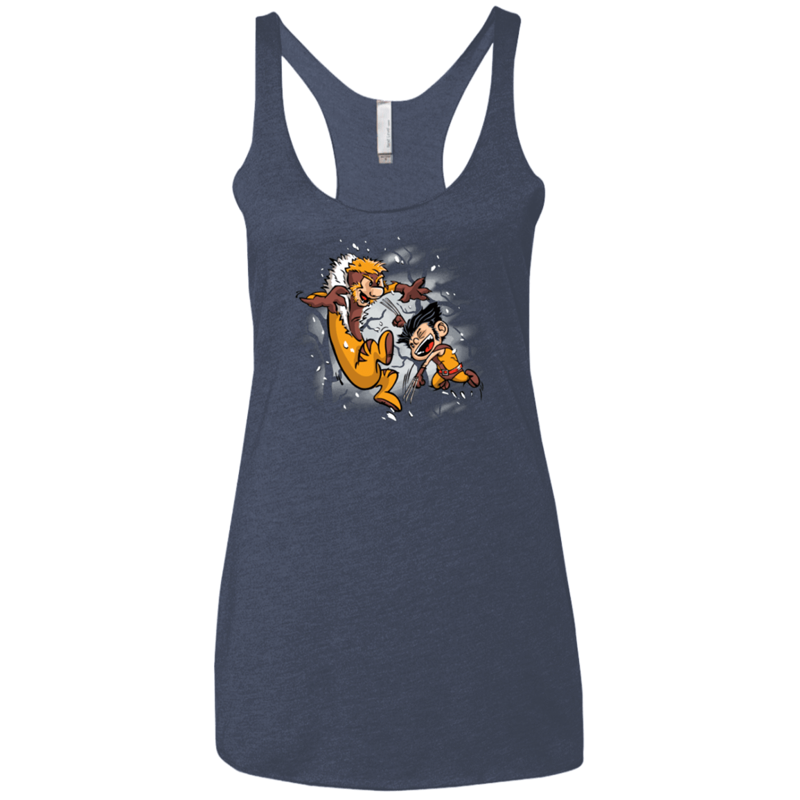 T-Shirts Vintage Navy / X-Small Logan and Victor Women's Triblend Racerback Tank