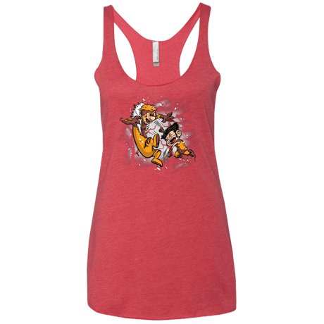 T-Shirts Vintage Red / X-Small Logan and Victor Women's Triblend Racerback Tank