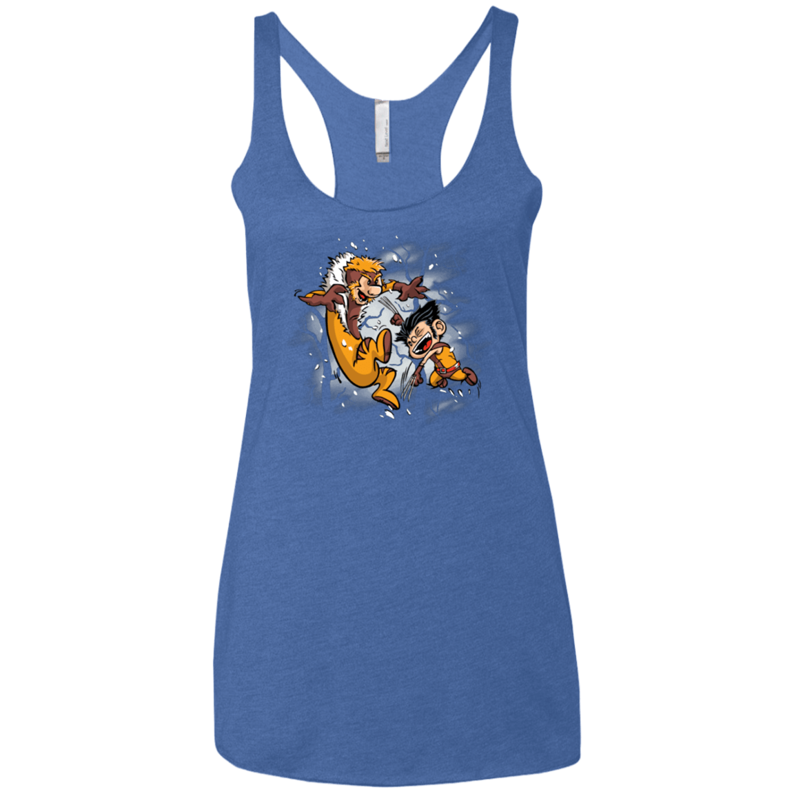 T-Shirts Vintage Royal / X-Small Logan and Victor Women's Triblend Racerback Tank