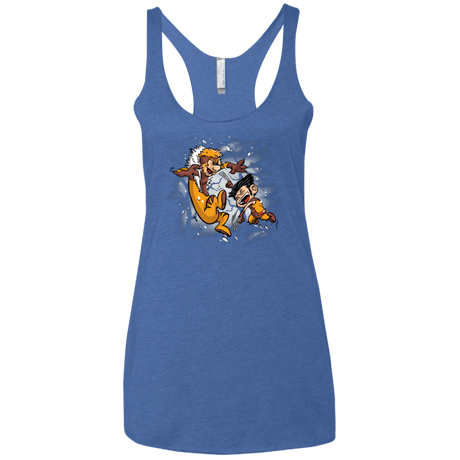 T-Shirts Vintage Royal / X-Small Logan and Victor Women's Triblend Racerback Tank