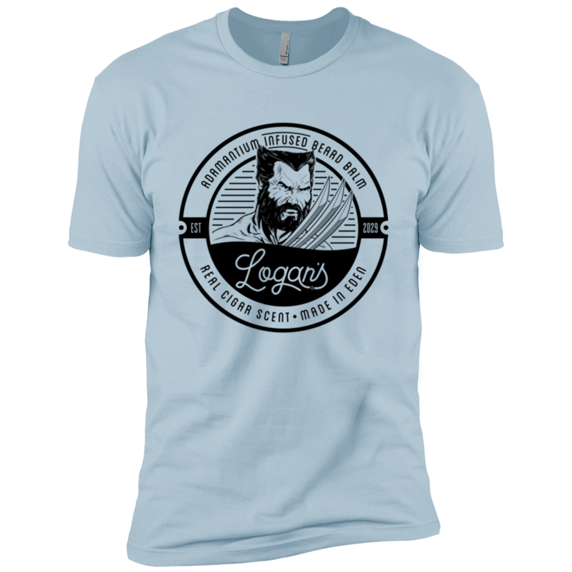 T-Shirts Light Blue / YXS Logans Beard Balm Boys Premium T-Shirt