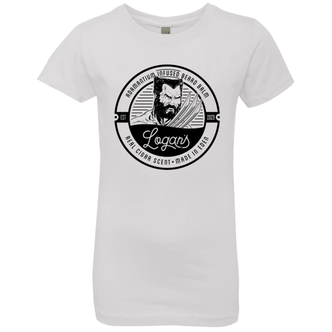 T-Shirts White / YXS Logans Beard Balm Girls Premium T-Shirt