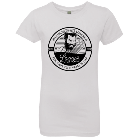 T-Shirts White / YXS Logans Beard Balm Girls Premium T-Shirt