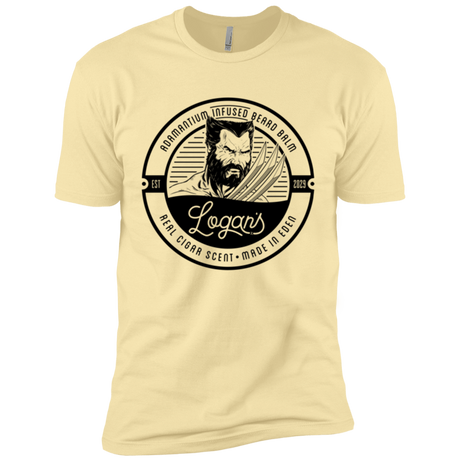 T-Shirts Banana Cream / X-Small Logans Beard Balm Men's Premium T-Shirt