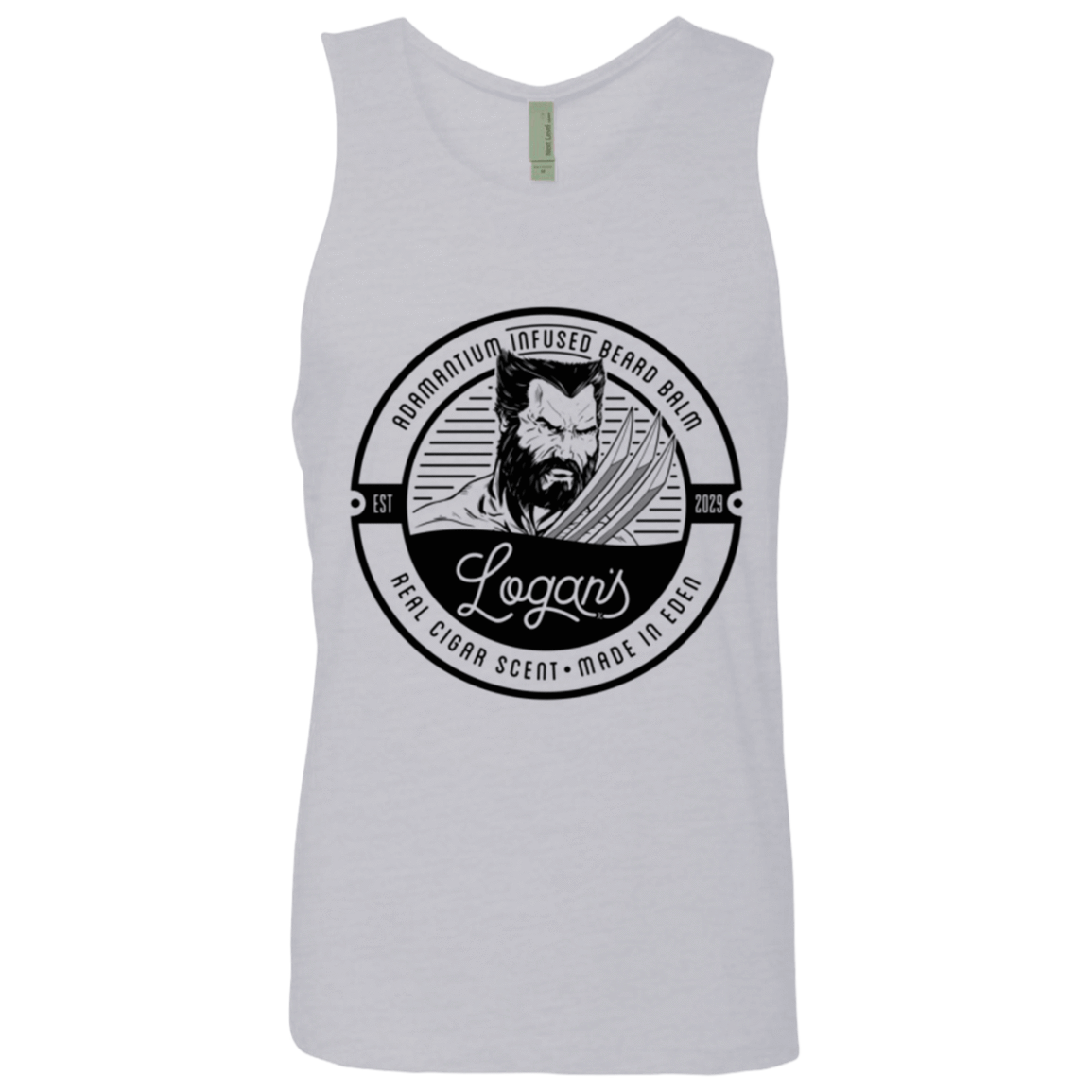 T-Shirts Heather Grey / Small Logans Beard Balm Men's Premium Tank Top