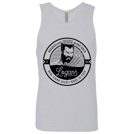 T-Shirts Heather Grey / Small Logans Beard Balm Men's Premium Tank Top