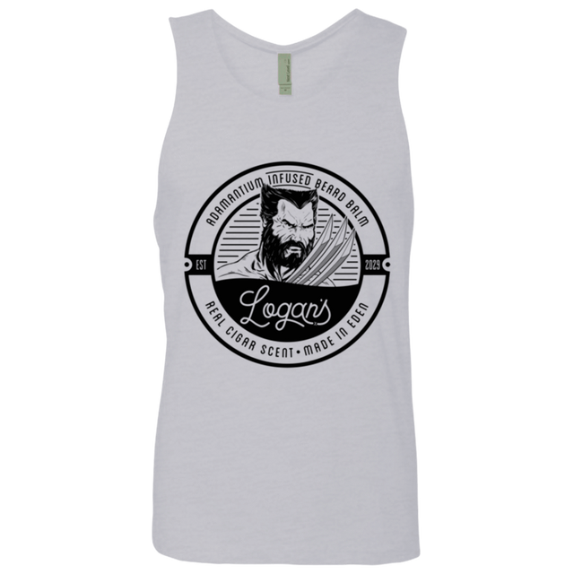 T-Shirts Heather Grey / Small Logans Beard Balm Men's Premium Tank Top