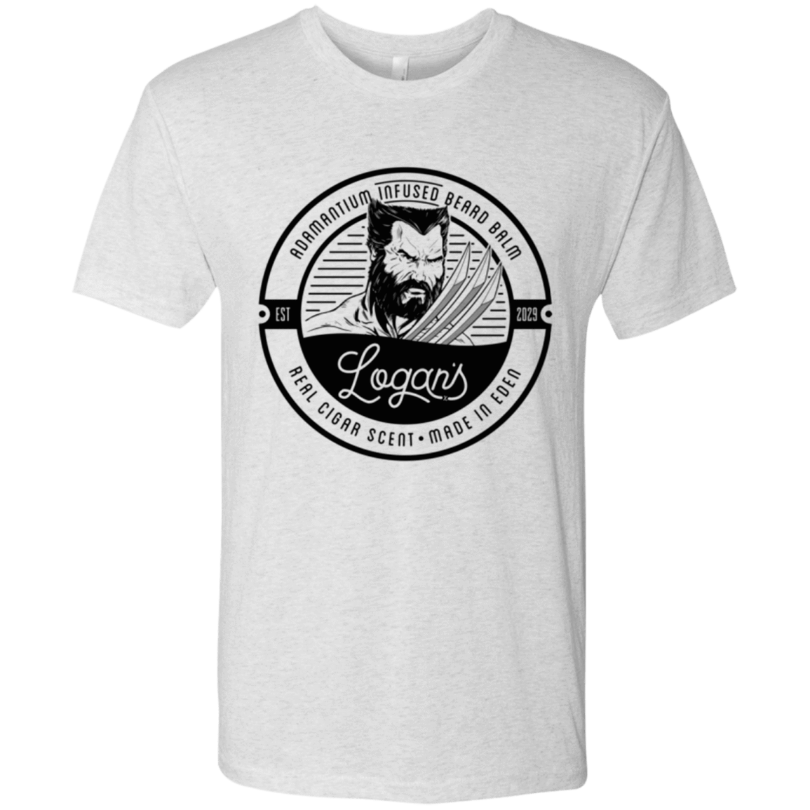 T-Shirts Heather White / Small Logans Beard Balm Men's Triblend T-Shirt