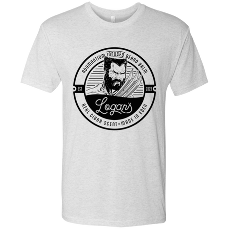 T-Shirts Heather White / Small Logans Beard Balm Men's Triblend T-Shirt