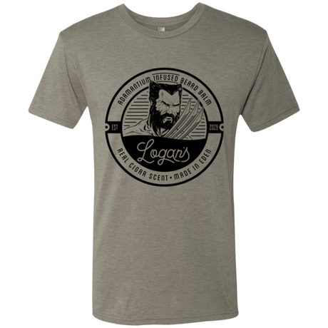 T-Shirts Venetian Grey / Small Logans Beard Balm Men's Triblend T-Shirt