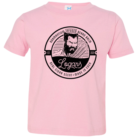 T-Shirts Pink / 2T Logans Beard Balm Toddler Premium T-Shirt