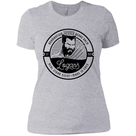 T-Shirts Heather Grey / X-Small Logans Beard Balm Women's Premium T-Shirt