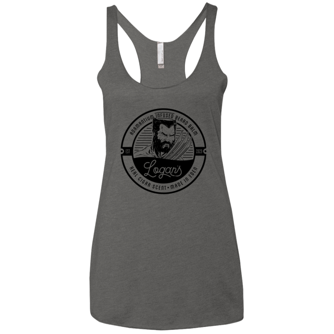 T-Shirts Premium Heather / X-Small Logans Beard Balm Women's Triblend Racerback Tank