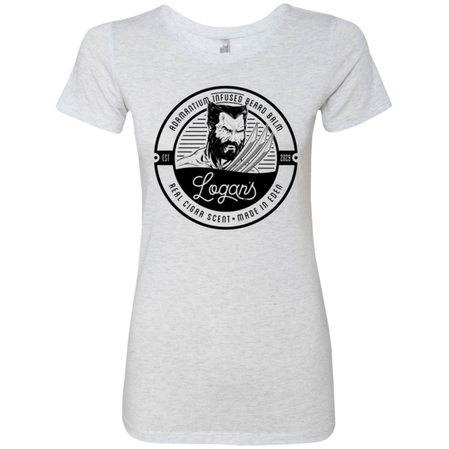 T-Shirts Heather White / Small Logans Beard Balm Women's Triblend T-Shirt