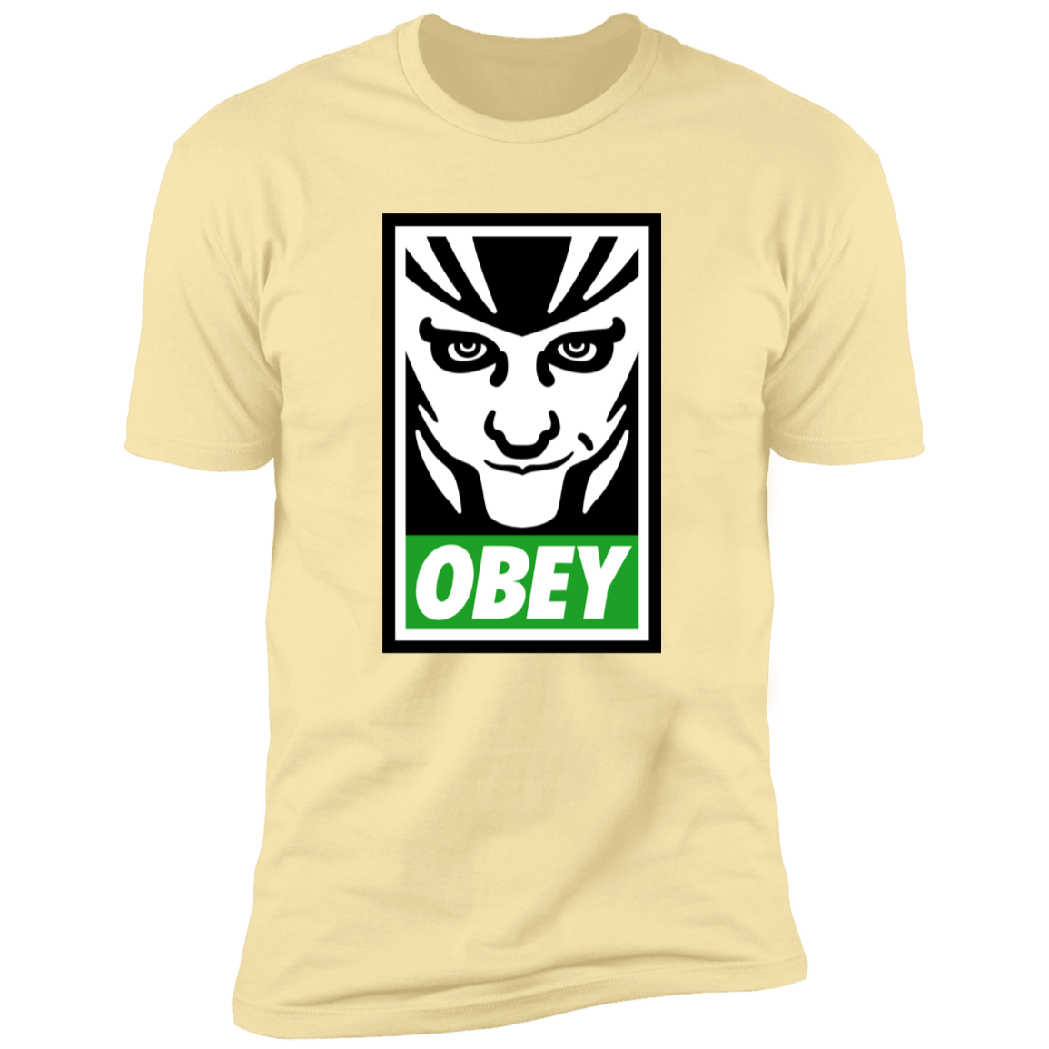 T-Shirts Banana Cream / S Loki Obey Men's Premium T-Shirt