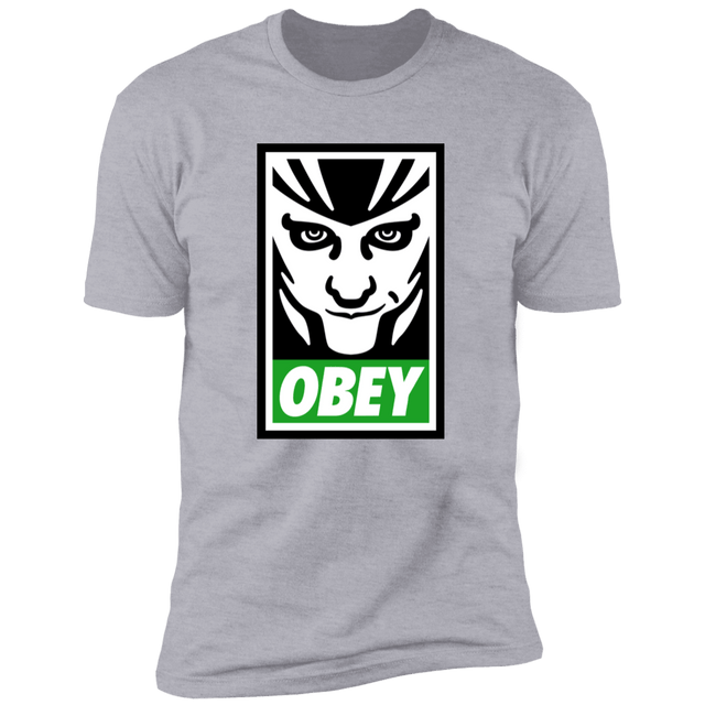 T-Shirts Heather Grey / S Loki Obey Men's Premium T-Shirt