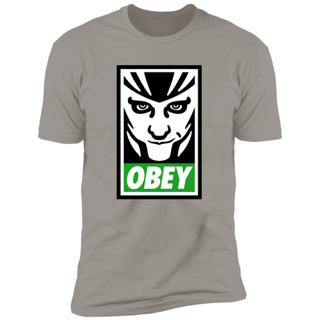 T-Shirts Light Grey / S Loki Obey Men's Premium T-Shirt
