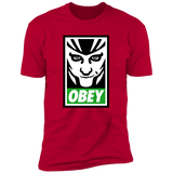 T-Shirts Red / S Loki Obey Men's Premium T-Shirt