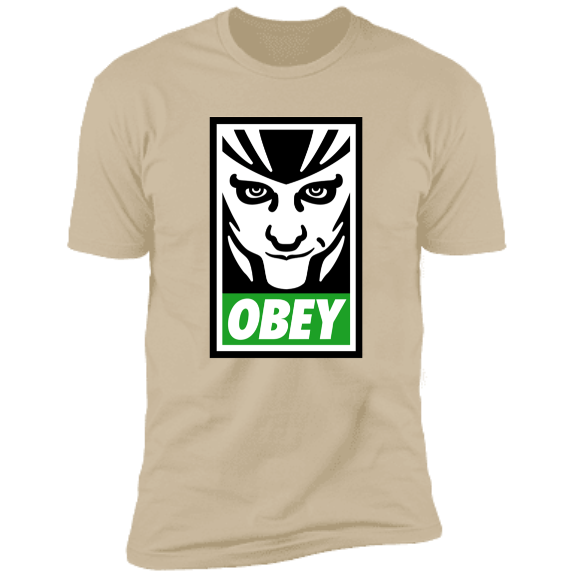 T-Shirts Sand / S Loki Obey Men's Premium T-Shirt