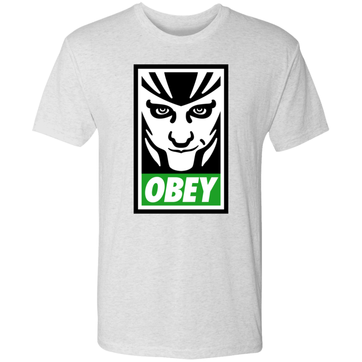 T-Shirts Heather White / S Loki Obey Men's Triblend T-Shirt