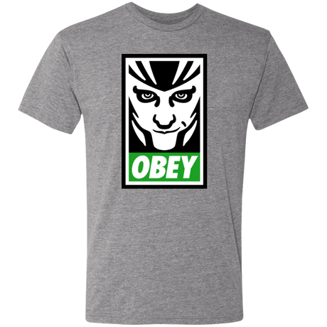 T-Shirts Premium Heather / S Loki Obey Men's Triblend T-Shirt