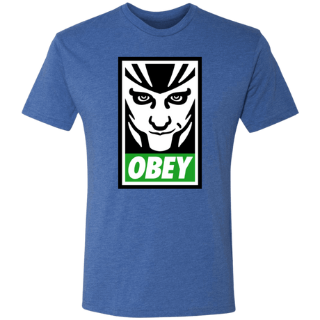 T-Shirts Vintage Royal / S Loki Obey Men's Triblend T-Shirt