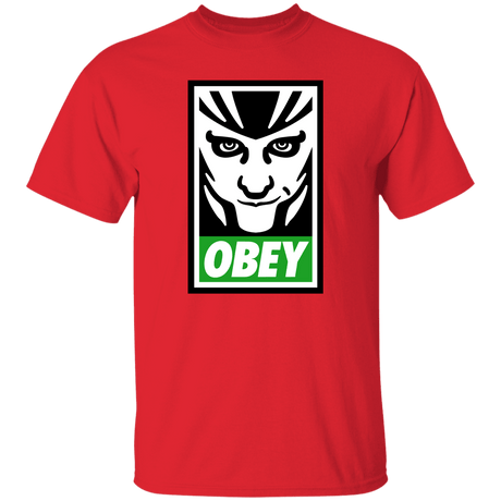 T-Shirts Red / S Loki Obey T-Shirt
