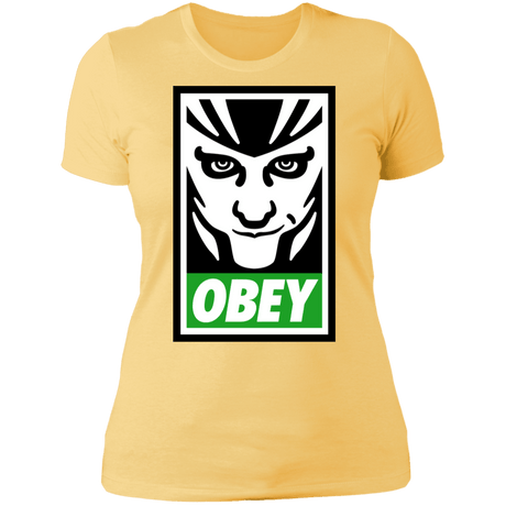 T-Shirts Banana Cream/ / S Loki Obey Women's Premium T-Shirt