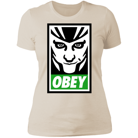 T-Shirts Ivory/ / S Loki Obey Women's Premium T-Shirt