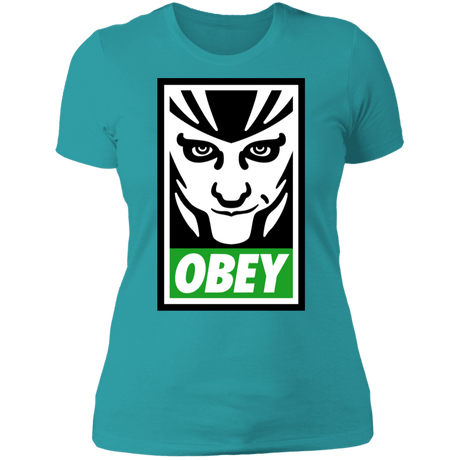 T-Shirts Tahiti Blue / S Loki Obey Women's Premium T-Shirt