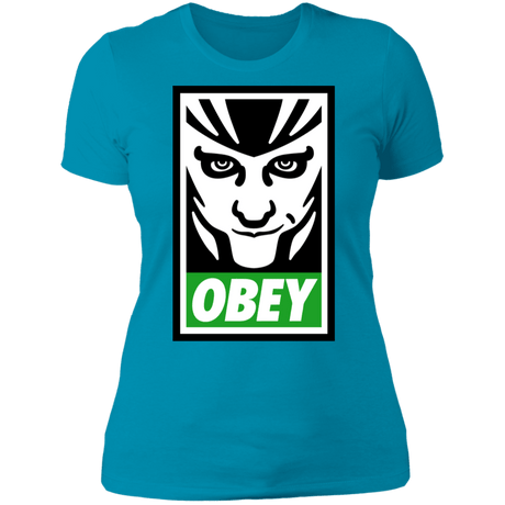T-Shirts Turquoise / S Loki Obey Women's Premium T-Shirt